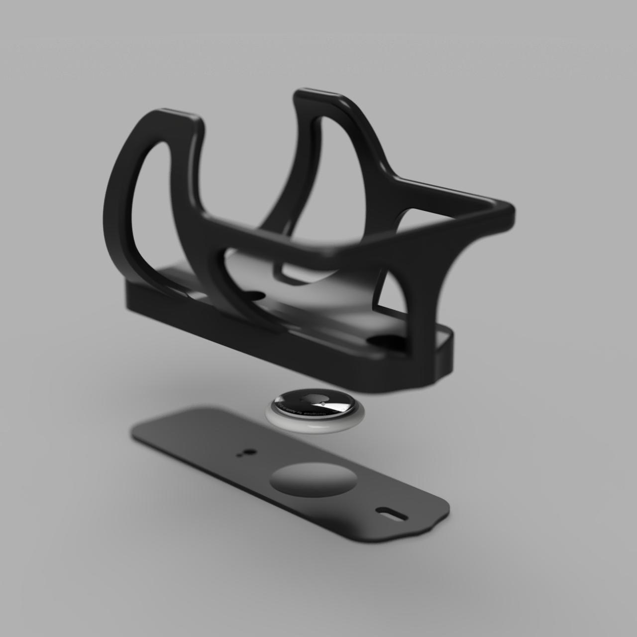 Concealed AirTag compartment